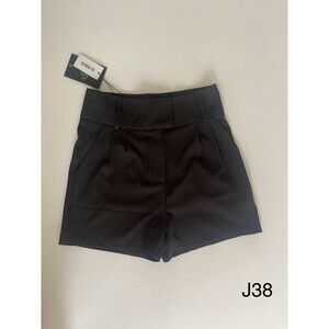 New With Tag 4th & Reckless ELIANA HIGH WAIST SHORTS‎ IN BLACK